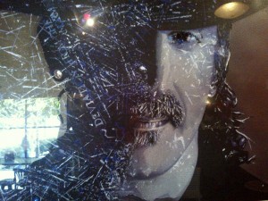 Frank Zappa, drawing, mixed media