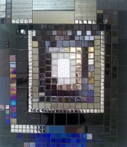 Astral projection, mosaic, glass, ceramic