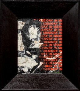 Miles Davis, mosaic, stone, acrilyc, 30cmx24cm